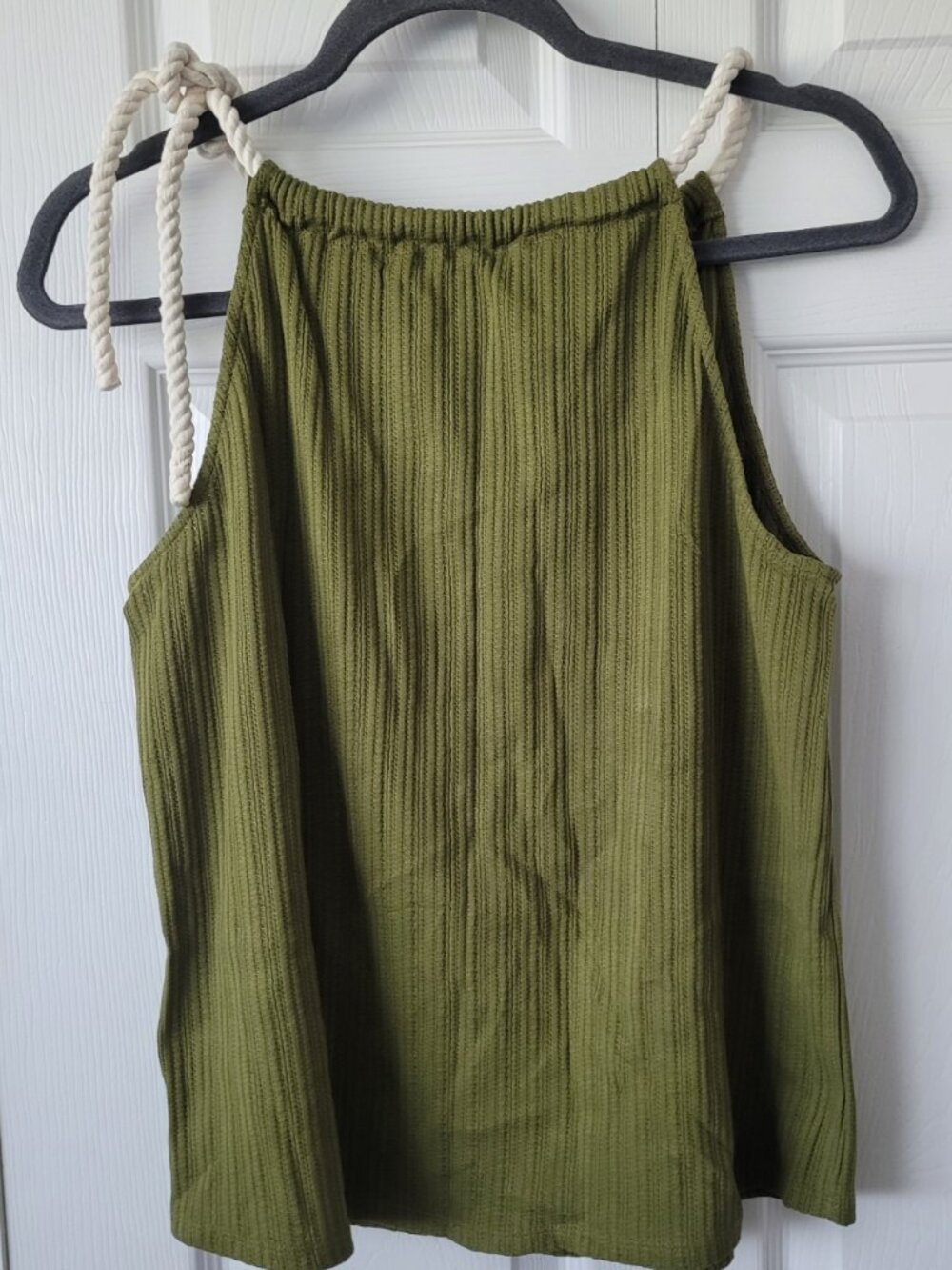 NWT SEZANE Jill Top in Green Size Small